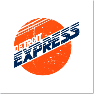 1978 Detroit Express Vintage Soccer Posters and Art